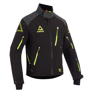 AMOQ Caliber Jacket Black/Dk Grey/Hivis XS