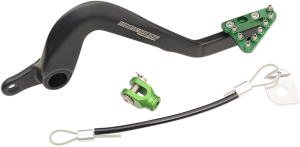 MOOSE RACING Brake Pedal Black, Green 