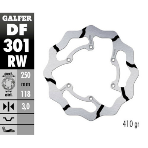 Disc frana fata Yamaha YZ125/250 2T Galfer Grooved