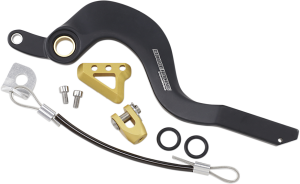 MOOSE RACING Brake Pedal Black, Gold 