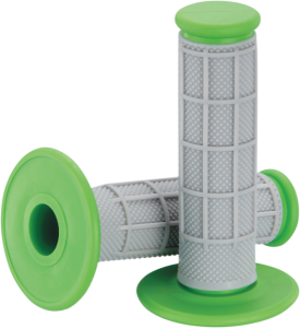 MOOSE RACING Qualifier Grips Gray, Green 