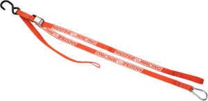 MOOSE RACING Carabiner Tie-downs Orange 