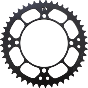 MOOSE RACING Steel Rear Sprocket Black, Zinc Plated 