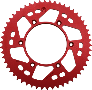 MOOSE RACING Rear Aluminum Sprocket Red 