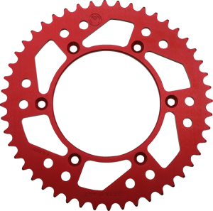 MOOSE RACING Rear Aluminum Sprocket Red 