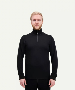 SVALA Shirt Merino Extreme Zip-Neck black XS