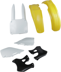 Full Body Replacement Plastic Kit White, Yellow