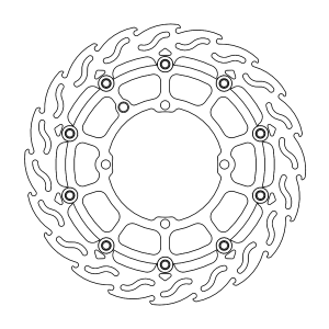 Flame Series Supermoto Street Rotor Stainless Steel