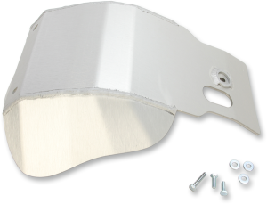 MOOSE RACING Aluminum Skid Plate Silver 