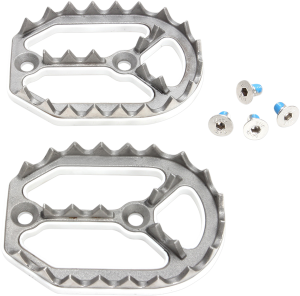 MOOSE RACING Qualifier Footpeg Replacement Teeth Silver 