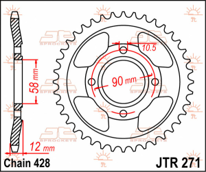 Rear Sprocket Natural