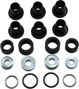 MOOSE RACING Rear Suspension Bushing Kit Black, Chrome 