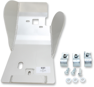 MOOSE RACING Aluminum Skid Plate Silver 