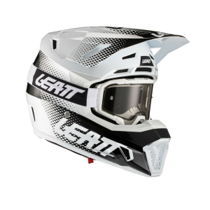 Promotie Casca Leatt  7.5  V22 White/Black + Ochelari Leatt Velocity 4.5