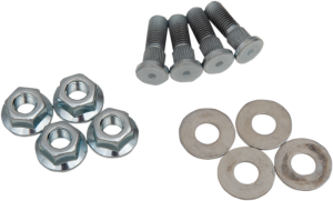 MOOSE RACING Wheel Stud-nut Kit Silver 