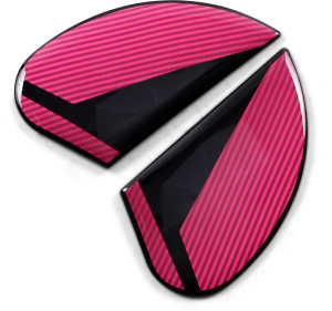 Placi laterale casca Icon Airform™ Black/Pink