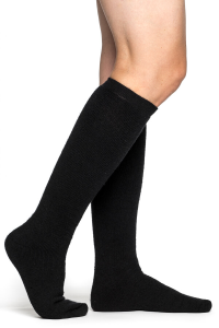 Woolpower Socks Knee-high 400 Merino black 36-39