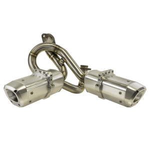 Apx Aluminium Exhaust System Brushed 