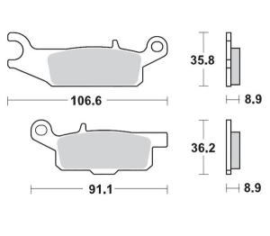 Nitro Atv Brake Pads