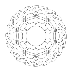 Flame Series Floating Rotor Black