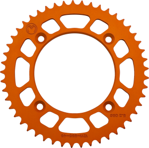 MOOSE RACING Rear Aluminum Sprocket Orange 