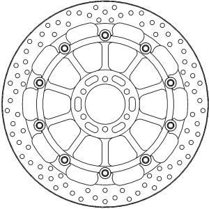 Halo Series Floating Racing Rotor Stainless Steel