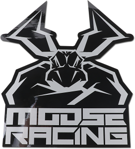 MOOSE RACING Moose Decal Black 