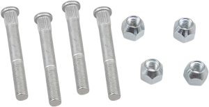 MOOSE RACING Wheel Stud-nut Kit Silver 