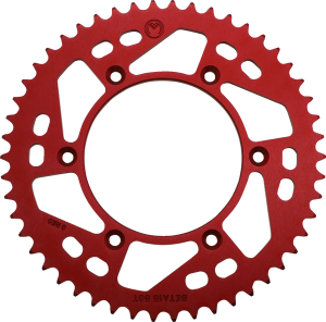 MOOSE RACING Rear Aluminum Sprocket Red 