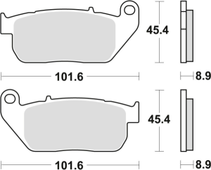 Placute frana fata TRW Sinterizate STREET HARLEY-DAVIDSON XL 883 '03-'15/XL 1200 '04-'13