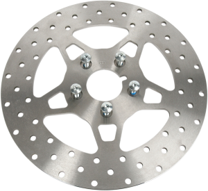 Fsd Series Stainless Steel Front Brake Rotor For Big Twins Polished