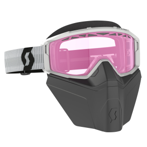 Scott Goggle Primal Safari Facemask white rose