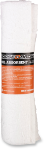 MOOSE RACING Oil Absorbent Pads White 