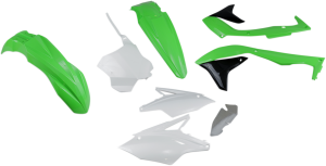 Full Body Replacement Plastic Kit Green, White