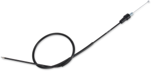 MOOSE RACING Black Vinyl Throttle Cable Black 