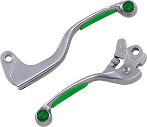 MOOSE RACING Competition Lever Green, Silver 