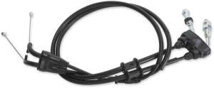 MOOSE RACING Black Vinyl Throttle Cable Black 