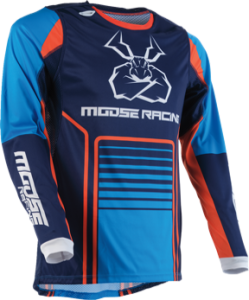 Tricou Moose Racing Agroid Blue/Orange