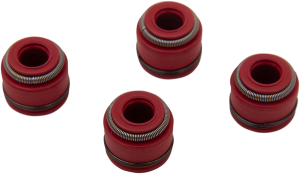 MOOSE RACING Valve Stem Seals Red 