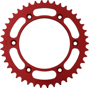 MOOSE RACING Rear Aluminum Sprocket Red 