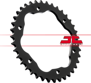 JT SPROCKETS Steel Rear Sprocket Black 