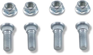 MOOSE RACING Wheel Stud-nut Kit Silver 