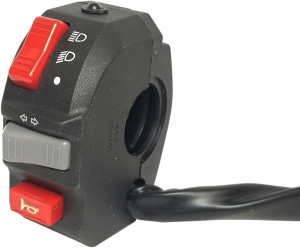 Offroad Handlebar Switch With 9-pin Connector Black, Red