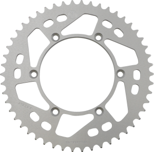 MOOSE RACING Rear Aluminum Sprocket Silver 