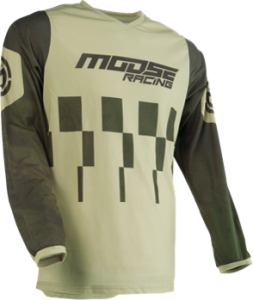 Tricou Moose Racing Qualifier Green/Tan