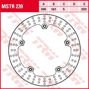 Disc frana fata TRW BMW R 850C / GS / R '05 -'01/R 1150GS / ADV '99 -'05/R 1200 HP2 '04 -'06