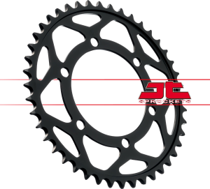 JT SPROCKETS Steel Rear Sprocket Black 