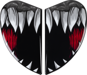 Placi laterale viziera Casca Icon Airform Black/Red/White