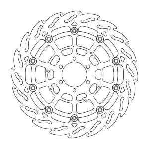 Flame Series Floating Rotor Black