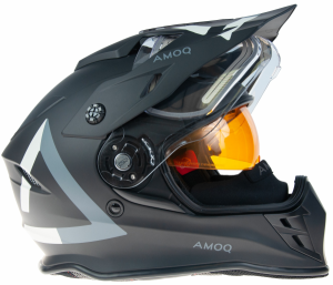 AMOQ Adaptor Electric visor Helmet black/grey XS